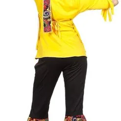 Overig Dameskostuum Hippie Fringe (3dlg) -Goedkope Feest Pracht Winkel dameskostuum hippie fringe 3dlg achterkant