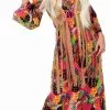 Overig Dameskostuum Hippie Long Flower Lady 2 Overig Dameskostuum Hippie Long Flower Lady -Goedkope Feest Pracht Winkel dameskostuum hippie long flower lady