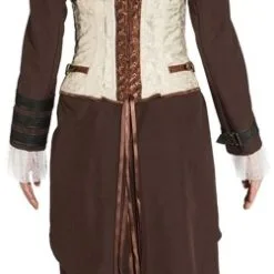Overig Damesrok Steampunk Bruin -Goedkope Feest Pracht Winkel damesrok steampunk bruin 3