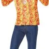 Overig Disco Blouse Groovy Flowers Voor Heren -Goedkope Feest Pracht Winkel disco blouse groovy flowers voor heren