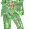 Overig Disco Jumpsuit Green Rainbow