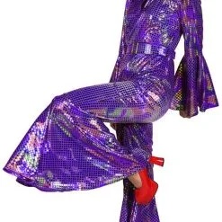 Overig Disco Jumpsuit Purple Rainbow -Goedkope Feest Pracht Winkel disco jumpsuit purple rainbow 2