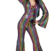 Overig Disco Jumpsuit Rainbow -Goedkope Feest Pracht Winkel disco jumpsuit rainbow