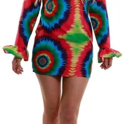Overig Disco Jurkje Seventies Tye Dye