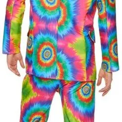 Overig Disco Outfit Heren Seventies Tye Dye -Goedkope Feest Pracht Winkel disco outfit heren seventies tye dye achterkant