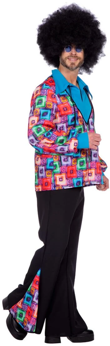 Overig Disco Outfit Man Seventies Blok 4 Overig Disco Outfit Man Seventies Blok - Afbeelding 2