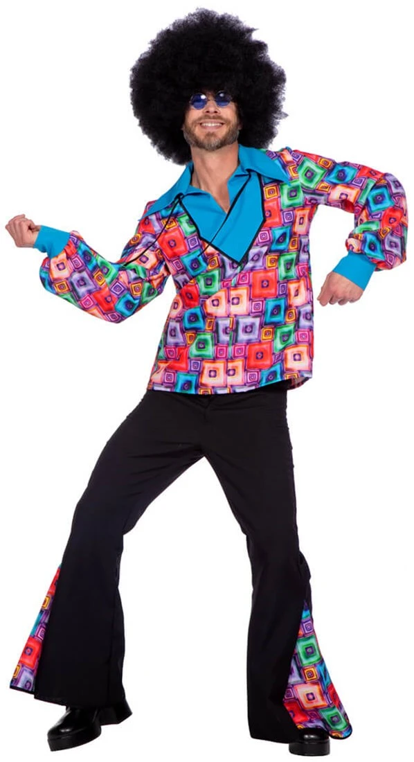 Overig Disco Outfit Man Seventies Blok 3 Overig Disco Outfit Man Seventies Blok