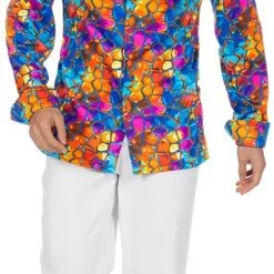 Overig Disco Shirt Stained Voor Heren