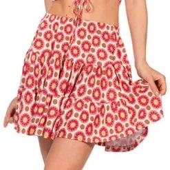 Overig Festival Outfit Dames Red Flowers