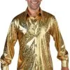 Overig Gouden Blouse Heren Hologram