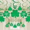 Overig Hangdeco Swirl St. Patricks Day (30st) -Goedkope Feest Pracht Winkel hangdeco swirl st patricks day 30st