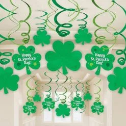 Overig Hangdeco Swirl St. Patricks Day (30st)