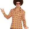 Overig Heren Disco Blouse Seventies Groovy Swirl -Goedkope Feest Pracht Winkel heren disco blouse seventies groovy swirl