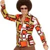 Overig Heren Disco Blouse Seventies Hippie Retro -Goedkope Feest Pracht Winkel heren disco blouse seventies hippie retro