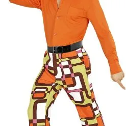 Overig Heren Disco Broek Seventies Hippie Retro -Goedkope Feest Pracht Winkel heren disco broek seventies hippie retro 2