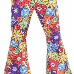 Overig Heren Hippiebroek Smiley Peace