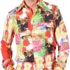 Overig Heren Seventies Retro Blouse Psychedelic 2 Overig Heren Seventies Retro Blouse Psychedelic -Goedkope Feest Pracht Winkel heren seventies retro blouse psychedelic
