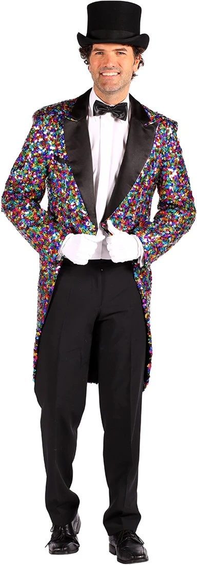 Overig Heren Slipjas Multicolour Pailletten Luxe 3 Overig Heren Slipjas Multicolour Pailletten Luxe