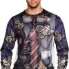 Overig Heren T-shirt Steampunk (fotorealistisch) -Goedkope Feest Pracht Winkel heren t shirt steampunk fotorealistisch