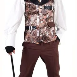 Overig Heren Vest Steampunk Tandwielen