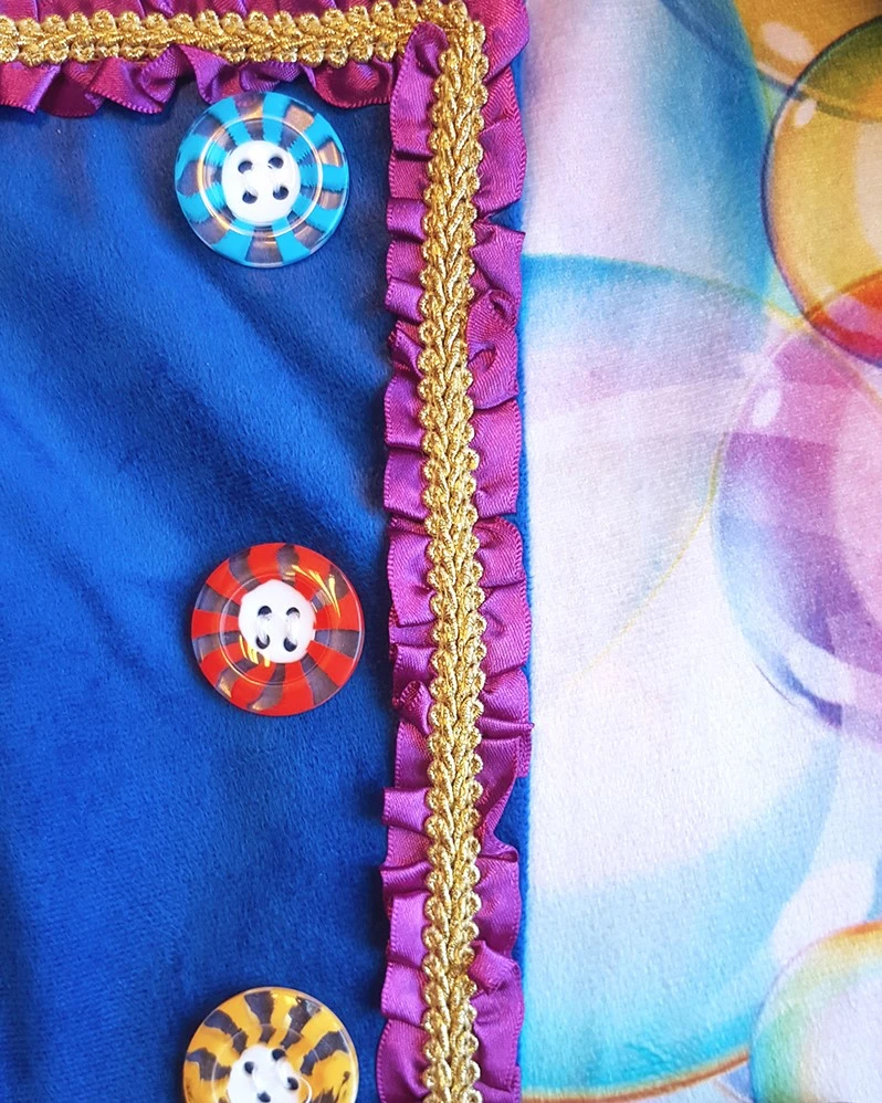 Overig Herenjas Carnavale Bubbels (fluweel) 5 Overig Herenjas Carnavale Bubbels (fluweel) - Afbeelding 3