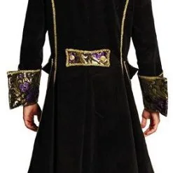 Overig Herenjas Piraat/Markies Paars/Goud -Goedkope Feest Pracht Winkel herenjas piraat markies paars goud 2