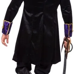 Overig Herenjas Purple Pirate Luxe -Goedkope Feest Pracht Winkel herenjas purple pirate luxe achterkant