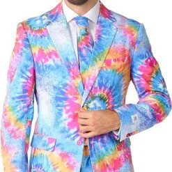 Herenkostuum OppoSuits Mr. Tie Dye -Goedkope Feest Pracht Winkel herenkostuum opposuits mr tie dye colbert
