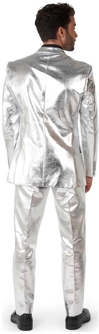 Herenkostuum OppoSuits Shiny Silver 4 Herenkostuum OppoSuits Shiny Silver - Afbeelding 2