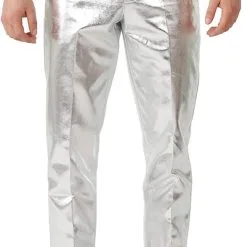 Herenkostuum OppoSuits Shiny Silver 11 Herenkostuum OppoSuits Shiny Silver -Goedkope Feest Pracht Winkel herenkostuum opposuits shiny silver broek