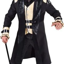 Overig Herenkostuum Steampunk Blacky -Goedkope Feest Pracht Winkel herenkostuum steampunk blacky 2