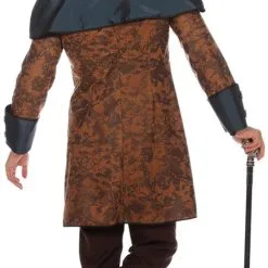 Overig Herenkostuum Steampunk Blue Luxe -Goedkope Feest Pracht Winkel herenkostuum steampunk blue luxe achterkant