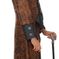 Overig Herenkostuum Steampunk Blue Luxe -Goedkope Feest Pracht Winkel herenkostuum steampunk blue luxe zijkant