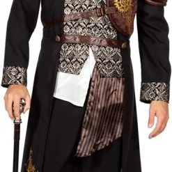 Overig Herenkostuum Steampunk Zwart Luxe