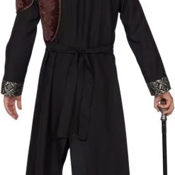 Overig Herenkostuum Steampunk Zwart Luxe 8 Overig Herenkostuum Steampunk Zwart Luxe -Goedkope Feest Pracht Winkel herenkostuum steampunk zwart luxe achterkant