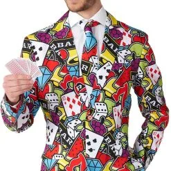 Herenkostuum Suitmeister Casino Icons -Goedkope Feest Pracht Winkel herenkostuum suitmeister casino icons colbert