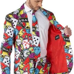 Herenkostuum Suitmeister Casino Icons -Goedkope Feest Pracht Winkel herenkostuum suitmeister casino icons colbert binnenkant