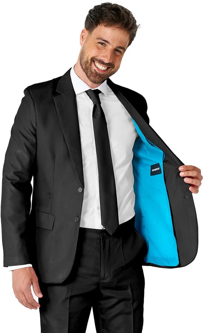 Herenkostuum Suitmeister Solid Black 6 Herenkostuum Suitmeister Solid Black - Afbeelding 4