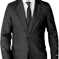 Herenkostuum Suitmeister Solid Black 10 Herenkostuum Suitmeister Solid Black -Goedkope Feest Pracht Winkel herenkostuum suitmeister solid black colbert