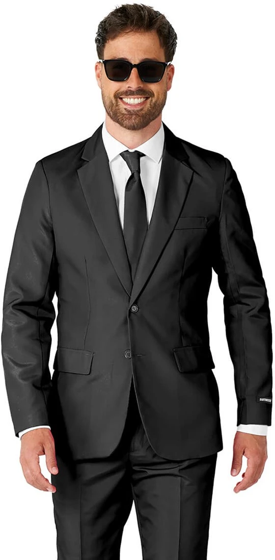 Herenkostuum Suitmeister Solid Black 5 Herenkostuum Suitmeister Solid Black - Afbeelding 3