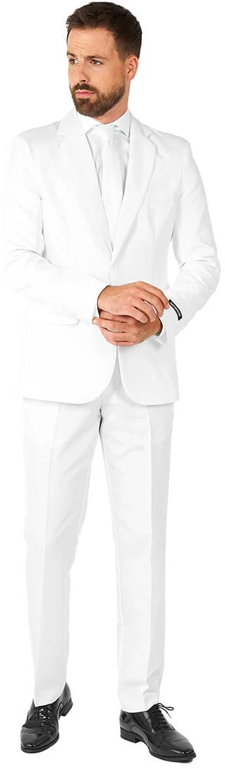Herenkostuum Suitmeister Solid White 3 Herenkostuum Suitmeister Solid White