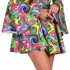 Overig Hippie Jurkje Neon Waves -Goedkope Feest Pracht Winkel hippie jurkje neon waves 2