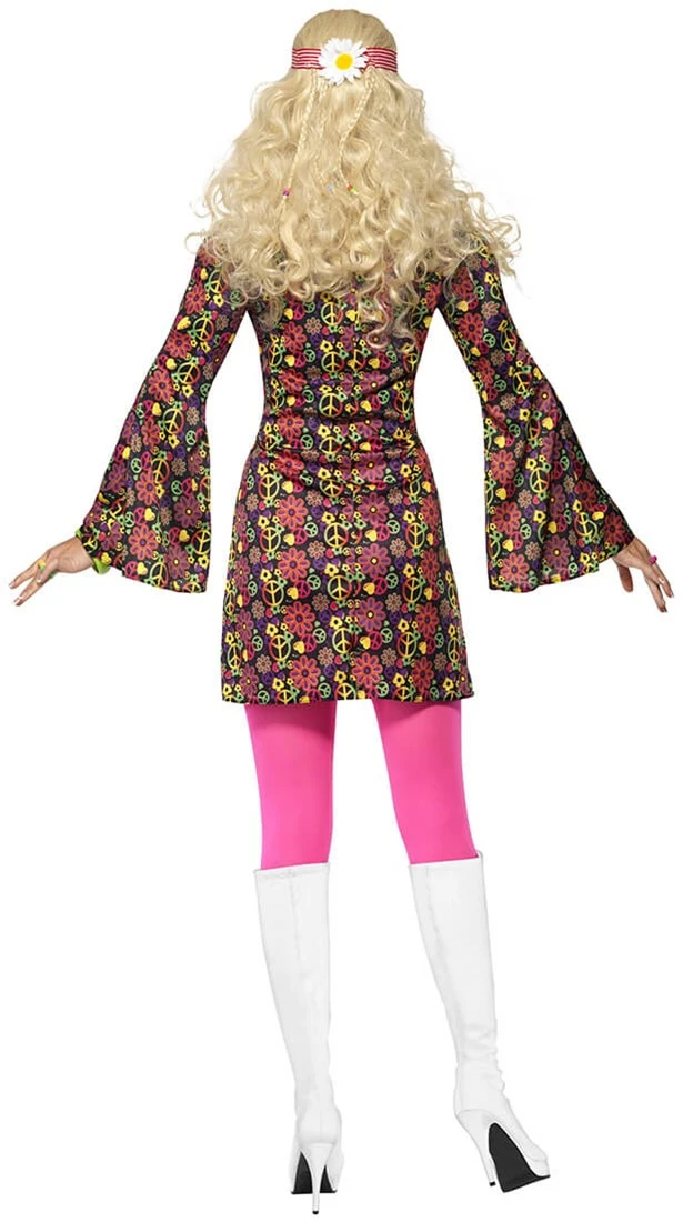 Overig Hippie Jurkje Peace Voor Dames 5 Overig Hippie Jurkje Peace Voor Dames - Afbeelding 3