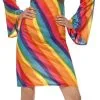 Overig Hippie Jurkje Rainbow Voor Dames