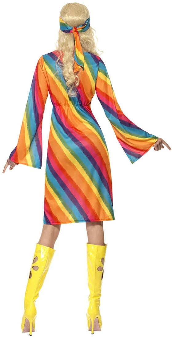 Overig Hippie Jurkje Rainbow Voor Dames 5 Overig Hippie Jurkje Rainbow Voor Dames - Afbeelding 3