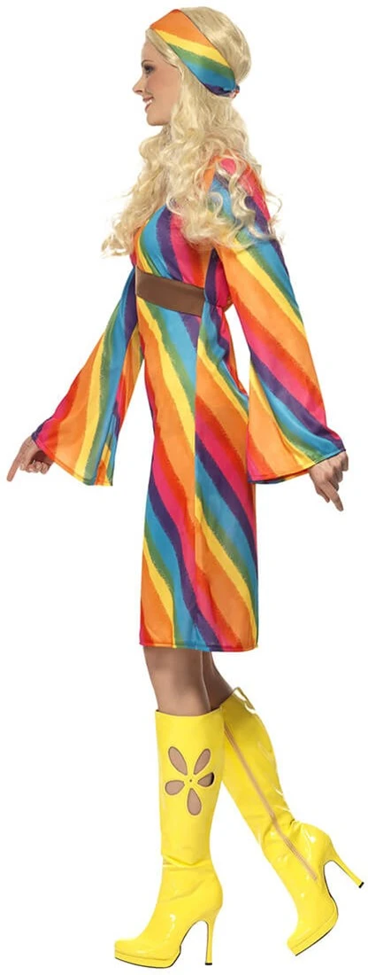 Overig Hippie Jurkje Rainbow Voor Dames 4 Overig Hippie Jurkje Rainbow Voor Dames - Afbeelding 2