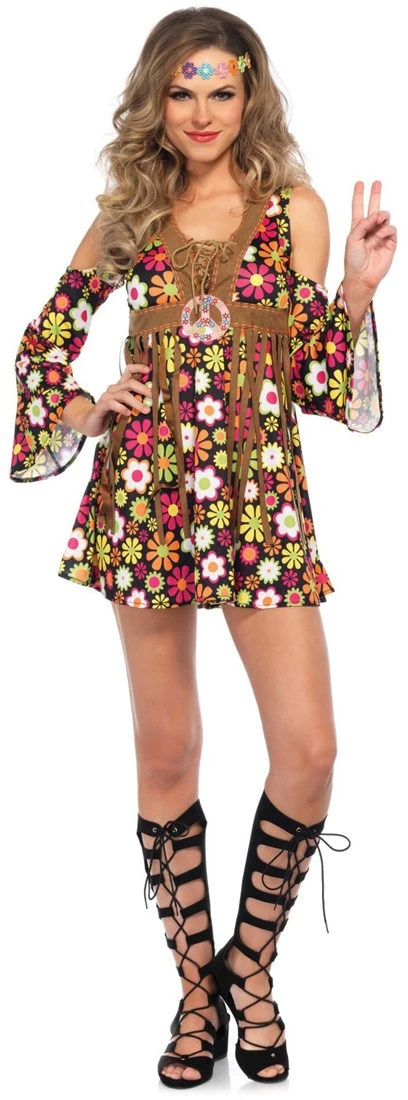 LEG AVENUE Hippie Jurkje Starflower Voor Dames 3 LEG AVENUE Hippie Jurkje Starflower Voor Dames