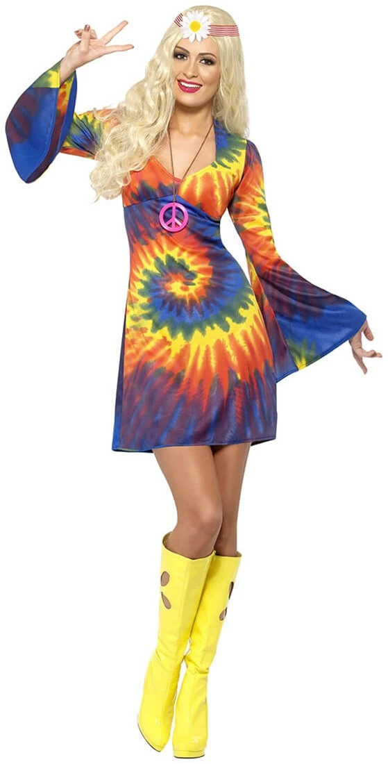Overig Hippie Jurkje Tie Dye Voor Dames 3 Overig Hippie Jurkje Tie Dye Voor Dames