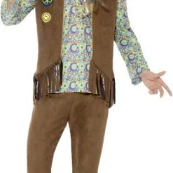 Overig Hippie Kostuum Guy Voor Heren - Jaren 60