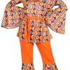 Overig Hippie Outfit Dames Groovy Circels -Goedkope Feest Pracht Winkel hippie outfit dames groovy circels